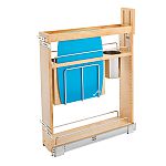 Rev-A-Shelf Knife Block/Utensil 6" (152mm)W Base Organizer w/Soft-Close