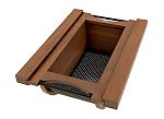 Rev-A-Shelf Walnut/Black Produce Basket for 15” Base Cabinets