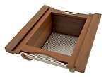 Rev-A-Shelf Walnut/Stainless-Steel Produce Basket for 18” Base Cabinets