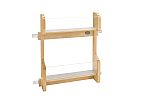 Rev-A-Shelf Natural Maple Door Mount Vanity Rack for 18" Vanity Base Cabinets