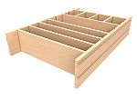 Rev-A-Shelf Wood Deep Drawer Divider Insert For Base 30"-36" Cabinets