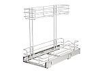 Rev-A-Shelf Two-Tier Undersink Steel Wire Pullout Container
