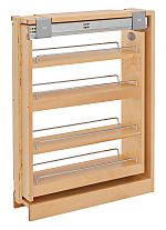 Rev-A-Shelf Wood 6" (152mm) Base Cabinet Filler Organizer w/Soft-Close