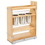 Rev-A-Shelf 8-3/4" (222mm)W Utensil Base Organizer with Soft-Close