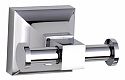 Cool Lines Trans-Modern Double Robe/Towel Hook (Polished Nickel)