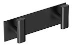 Gatco Elevate Modern Decor Double Robe Hook (Matte Black)
