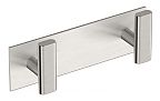 Gatco Elevate Modern Decor Double Robe Hook (Satin Nickel)