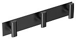 Gatco Elevate Modern Decor Triple Robe Hook (Matte Black)
