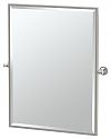 Gatco Tavern 24-1/2" (622mm) x 32-1/2" (826mm) Rectangle Framed Beveled Mirror (Satin Nickel)
