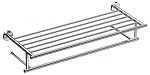 Gatco Lattitude II 24" (610mm) Minimalist Towel Shelf with Bar (Polished Chrome)