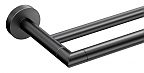 Gatco Glam 24" (610mm) Double Towel Bar (Matte Black)