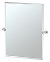 Gatco Glam 23-1/2" (597mm) x 31-1/2" (800mm) Large Rectangular Beveled Mirror (Satin Nickel)