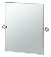Gatco Channel 19-1/2" (495mm) x 24" (610mm) Rectangle Beveled Mirror (Satin Nickel)