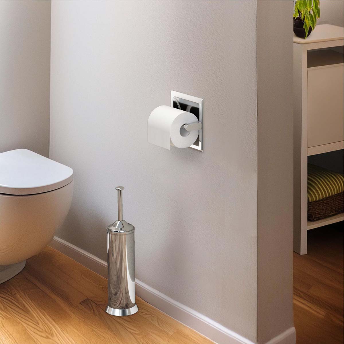 Gatco 750 - Recessed Pivoting Tissue Holder (Polished Chrome