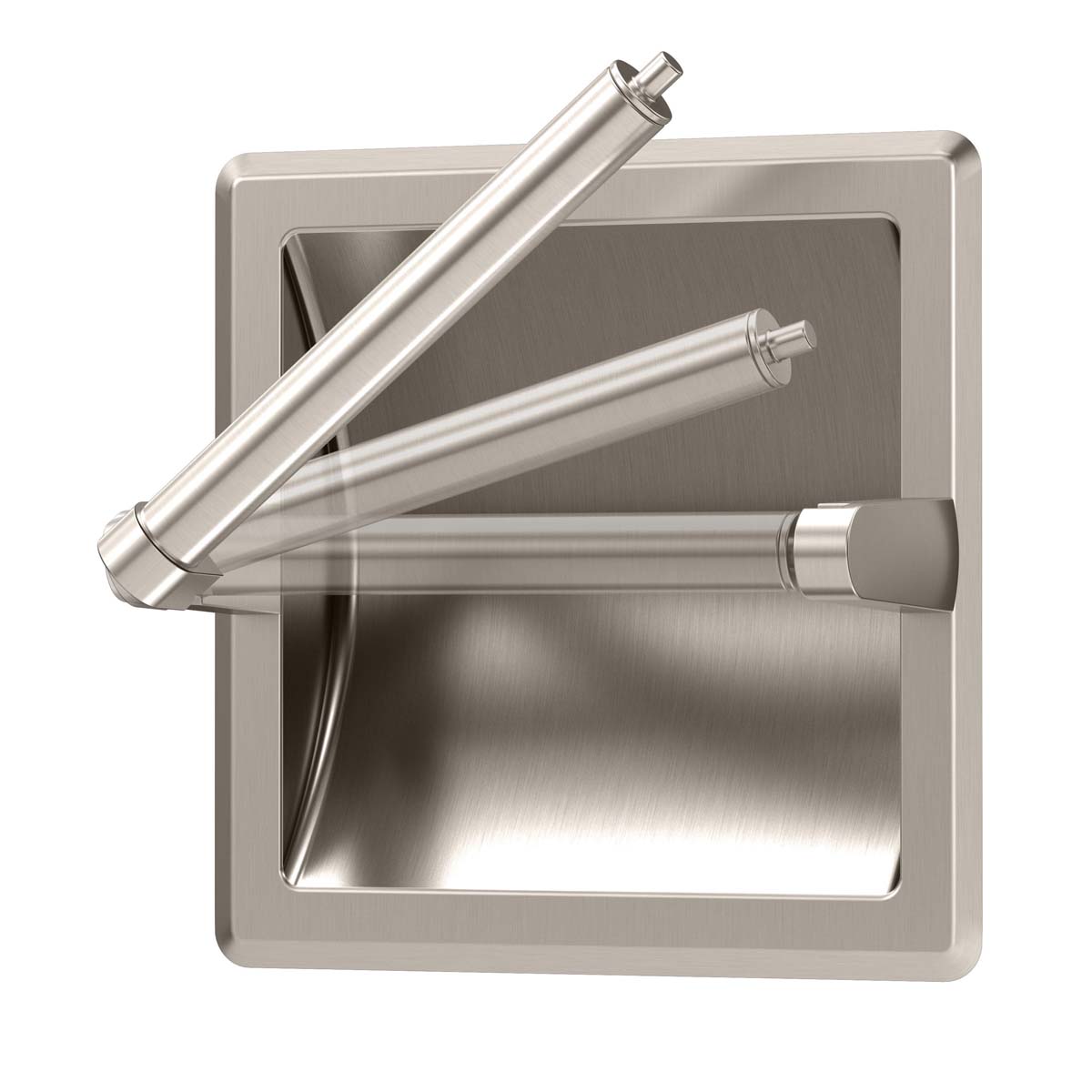 Gatco 751 - Recessed Pivoting Tissue Holder (Satin Nickel