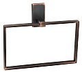 CLOSEOUT SPECIAL! - R. Christensen Urban Edge 8-1/8" (206mm) Towel Ring (Verona Bronze)
