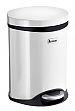Smedbo Outline Lite Step Trash Bin - (White)