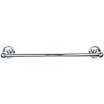 Top Knobs Edwardian Ribbon and Reed Bath 30" (762mm) Center-to-Center Towel Bar (Polished Chrome)