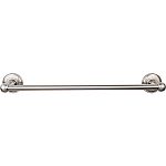 Top Knobs Edwardian Smooth Bath 18" (457mm) Center-to-Center Towel Bar (Brushed Satin Nickel)