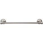 Top Knobs Edwardian Ribbon and Reed Bath 18" (457mm) Center-to-Center Towel Bar (Brushed Satin Nickel)