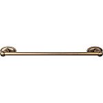 Top Knobs Edwardian Oval Bath 18" (457mm) Center-to-Center Towel Bar (German Bronze)