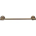 Top Knobs Edwardian Ribbon and Reed Bath 18" (457mm) Center-to-Center Towel Bar (German Bronze)