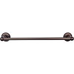 Top Knobs Edwardian Beaded Bath 18" (457mm) Center-to-Center Towel Bar (Oil Rubbed Bronze)