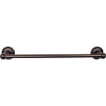 Top Knobs Edwardian Ribbon and Reed Bath 18" (457mm) Center-to-Center Towel Bar (Oil Rubbed Bronze)