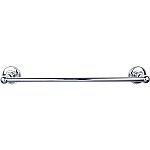 Top Knobs Edwardian Smooth Bath 18" (457mm) Center-to-Center Towel Bar (Polished Chrome)