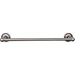 Top Knobs Edwardian Ribbon and Reed Bath 24" (610mm) Center-to-Center Towel Bar (Antique Pewter)