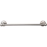 Top Knobs Edwardian Smooth Bath 24" (610mm) Center-to-Center Towel Bar (Brushed Satin Nickel)