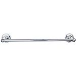 Top Knobs Edwardian Beaded Bath 24" (610mm) Center-to-Center Towel Bar (Polished Chrome)