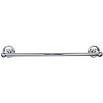 Top Knobs Edwardian Ribbon and Reed Bath 24" (610mm) Center-to-Center Towel Bar (Polished Chrome)