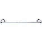 Top Knobs Hudson Bath 18" (457mm) Center-to-Center Towel Bar (Polished Chrome)