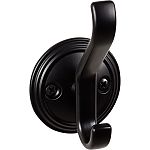 Top Knobs Ryland 3-1/8" (79mm) Reeded Hook (Flat Black)