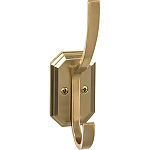 Top Knobs Ryland 6-1/4" (159mm) Emerald Hook (Honey Bronze)