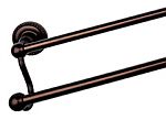Top Knobs Edwardian Rope Bath 30" (762mm) Center-to-Center Double Towel Bar (Oil Rubbed Bronze)
