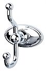 Top Knobs Edwardian Oval Bath Double Hook (Polished Chrome)