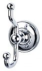 Top Knobs Edwardian Smooth Bath Double Hook (Polished Chrome)