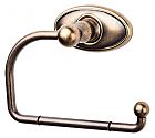 Top Knobs Edwardian Oval Bath Toilet Tissue Holder (German Bronze)