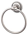 Top Knobs Edwardian Rope Bath 5-1/4" (133mm) Towel Ring (Antique Pewter)
