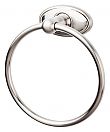 Top Knobs Edwardian Oval Bath 5-1/4" (133mm) Towel Ring (Brushed Satin Nickel)