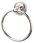 Top Knobs Edwardian Rope Bath 5-1/4" (133mm) Towel Ring (Brushed Satin Nickel)