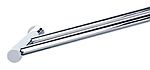 Top Knobs Hopewell Bath 30" (762mm) Center-to-Center Double Towel Bar (Polished Chrome)