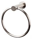 Top Knobs Hopewell Bath 5-1/4" (133mm) Towel Ring (Brushed Satin Nickel)