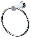 Top Knobs Hopewell Bath 5-1/4" (133mm) Towel Ring (Polished Chrome)