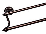 Top Knobs Tuscany Bath 24" (610mm) Center-to-Center Double Towel Bar (Oil Rubbed Bronze)