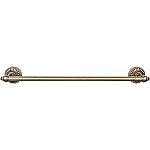 Top Knobs Tuscany Bath 24" (610mm) Center-to-Center Towel Bar (German Bronze)