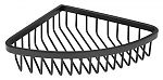 Cool Lines Black Opulence Small Corner Shower Basket (Matte Black)