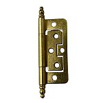 Selby 3" (76mm) Non Mortise Bi-Fold Hinge with Finial Tips - EACH